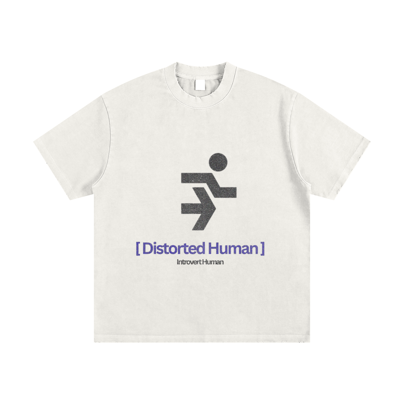 Distorted Human Vintage Frayed T-Shirt